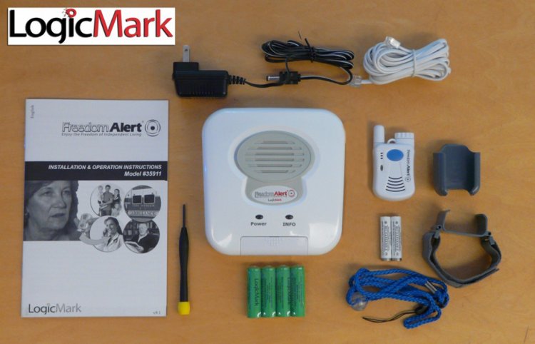 LogicMark Freedom Alert Emergency Pendant Communicator - Click Image to Close