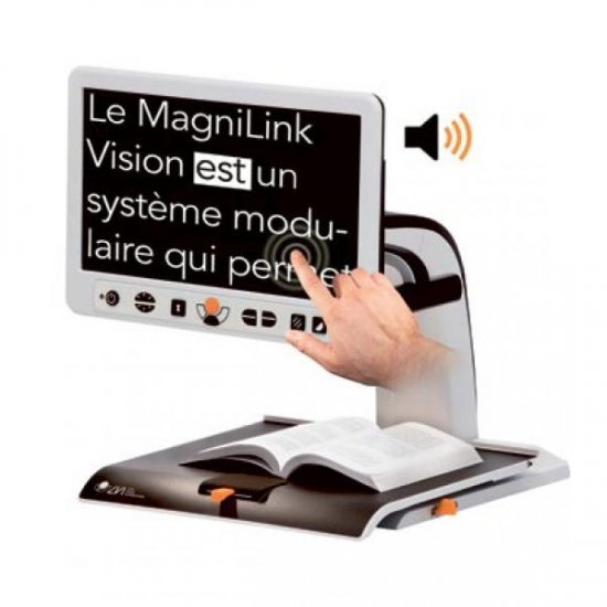 MagniLink Vision High Definition 23 Inch Monitor & 5 Push Button Panel