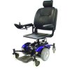 Intrepid Mid-Wheel Power Wheelchair - 18 Inch Captain Seat Blue