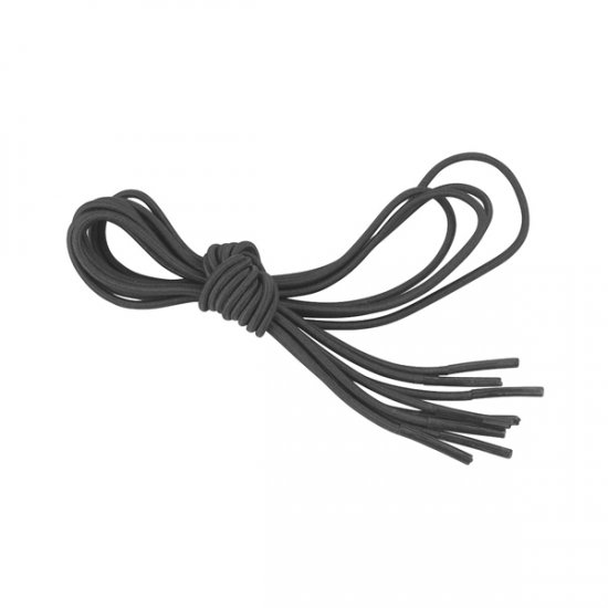 Elastic Shoe and Sneaker Laces - Black - Click Image to Close