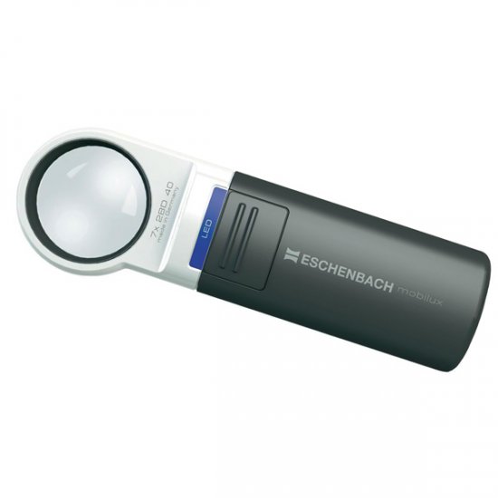 Eschenbach 7X Mobilux LED Lighted Pocket Magnifier