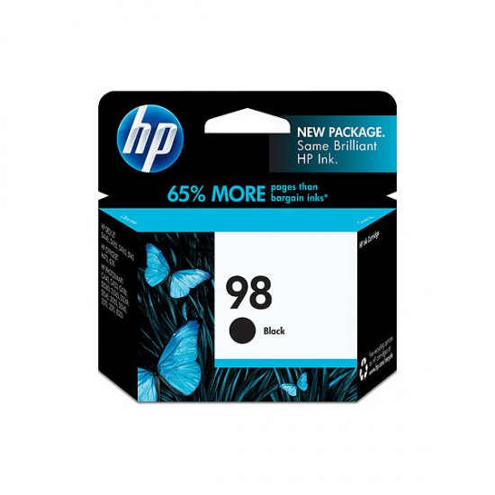 HP 98 Black Ink Cartridge - Click Image to Close