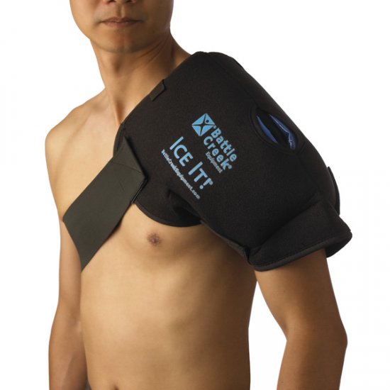 Ice It! ColdCOMFORT Shoulder System: Ice Pack 13" x 16" - Click Image to Close