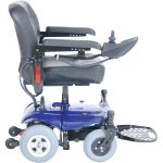 Cobalt X23 Power Wheelchair - Blue 18 Inch Folding Seat