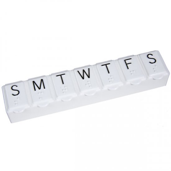 Large 7 Day Pill Organizer - Click Image to Close