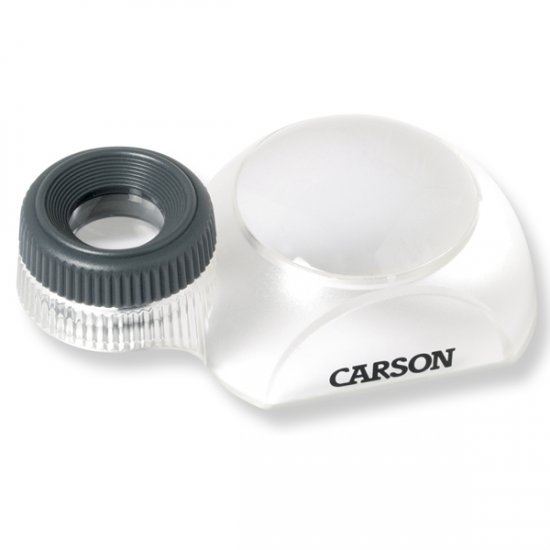 3X / 12X Carson DualView Bright Field Dome Magnifier