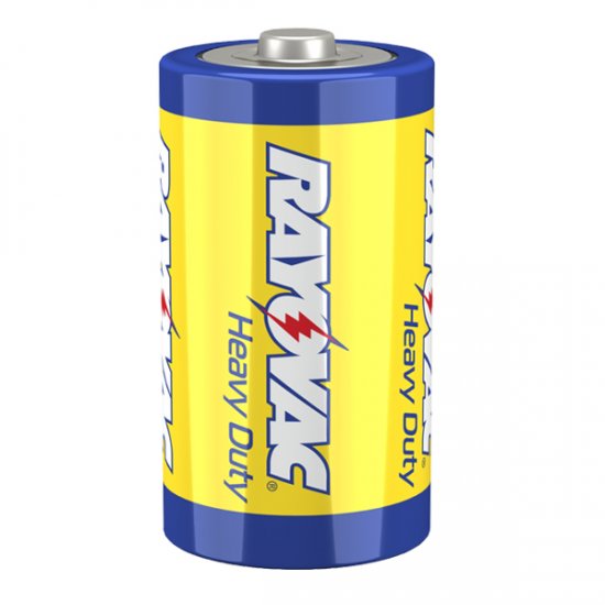 RAYOVAC - Super Heavy Duty Size C Battery - 6 Pack - Click Image to Close