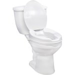 Raised Toilet Seat with Lock and Lid - With Lid 2 Inches