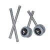 Heavy Duty Bariatric 5 Inch Walker Wheels - Combo