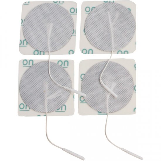 Pre Gelled Electrodes for TENS Unit - Round 2 Inches - Click Image to Close