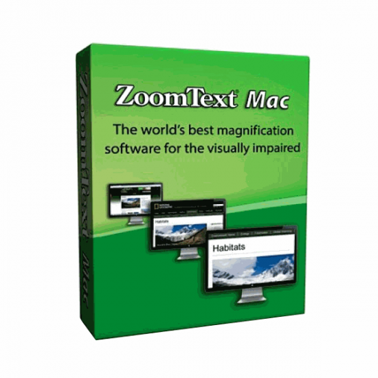 ZoomText Mac - English CD Version ZoomText Mac - English CD Version
