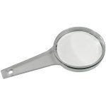 2.3X COIL Clear Lucite Magnifier - 3.9 Inch Lens