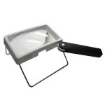 Eschenbach 2.8X Rectangular Magnifier with Stand