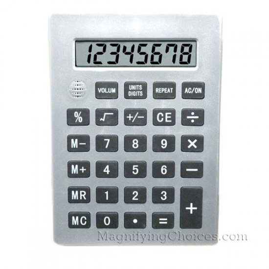 Jumbo Large Print Talking Calculator - Click Image to Close