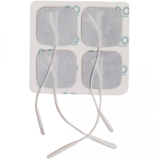 Pre Gelled Electrodes for TENS Unit - Square 1.75 x 1.75 Inches - Click Image to Close