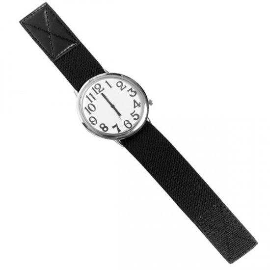 Dino Low Vision Unisex Watch With Fabric Stretch Band