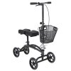 Dual Pad Steerable Knee Walker with Basket