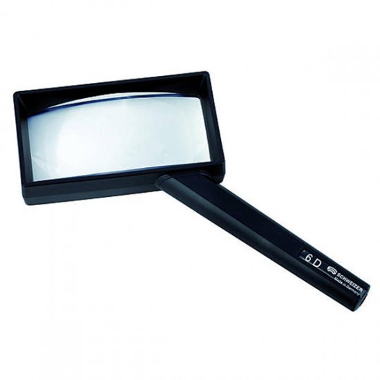 1.5X / 6D Schweizer Sempral Rectangular Magnifier