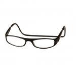 CliC +3 Diopter Magnetic Reading Glasses: Euro - Black