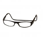 CliC +1.25 Diopter Magnetic Reading Glasses: Euro - Black