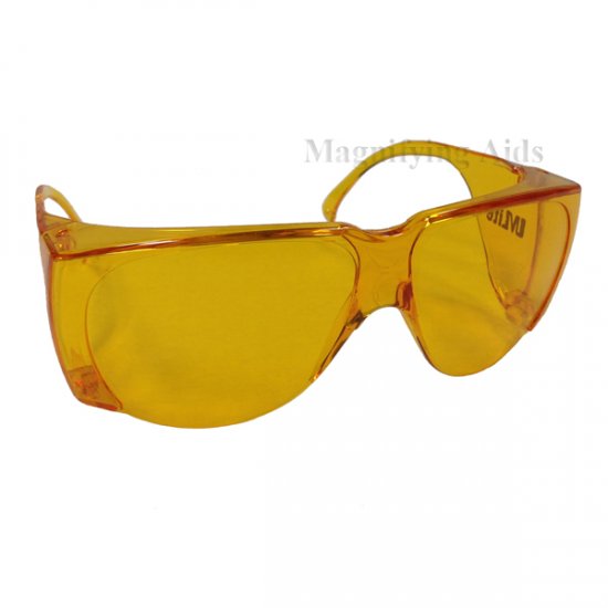 NoIR N68 UV Shield Sunglasses - 52% Light Orange - Click Image to Close