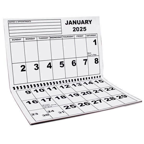 2025 Large Print Wall Calendar - Click Image to Close