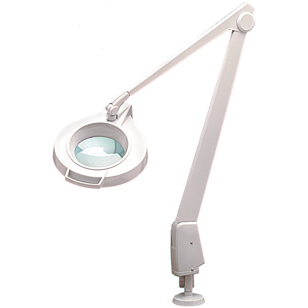 Dazor 5X / 16 Diopter LED Circline Clamp Mount Magnifier (42") - Click Image to Close