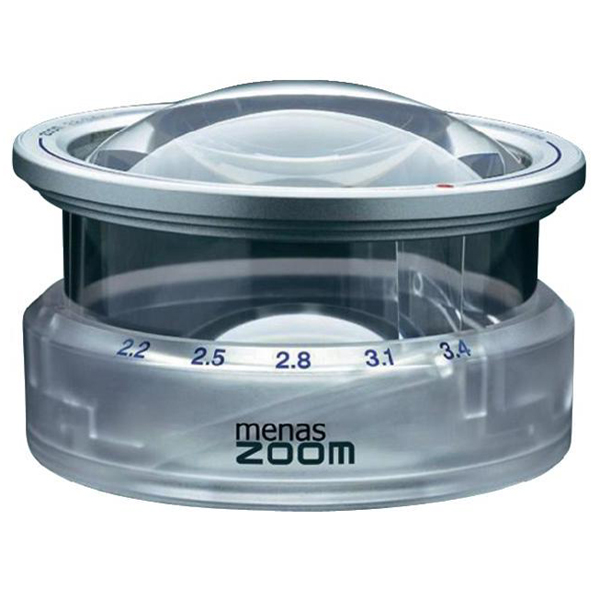 2.2X-3.4X Eschenbach MenasZoom Illuminated Stand Magnifier - Click Image to Close