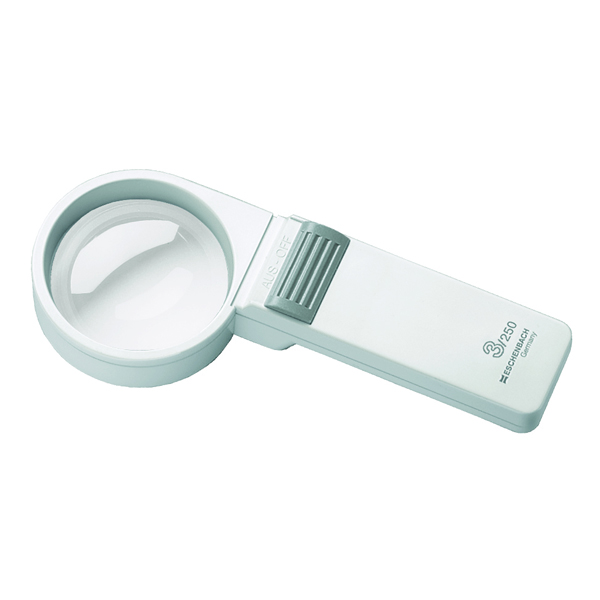 3X Eschenbach Lighted Hand Magnifier - 60 mm Lens Size - Click Image to Close