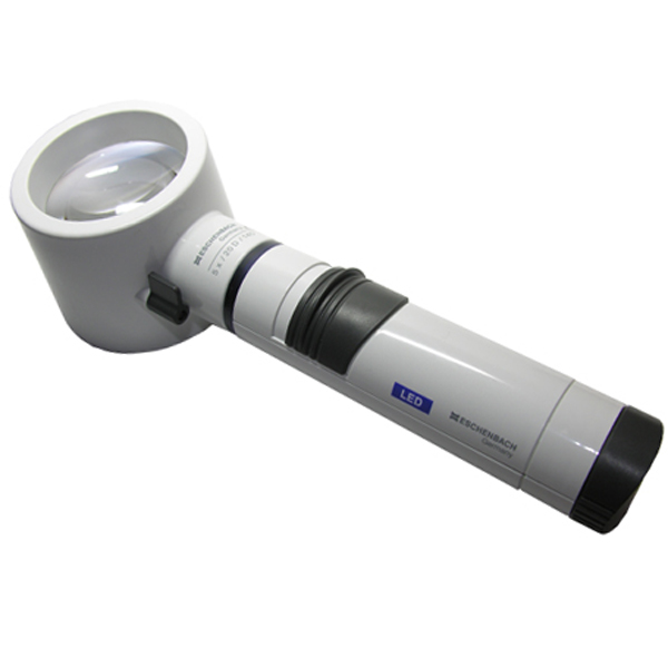 5X Eschenbach LED Illuminated Stand Magnifier - 2.3 Inch Lens - Click Image to Close