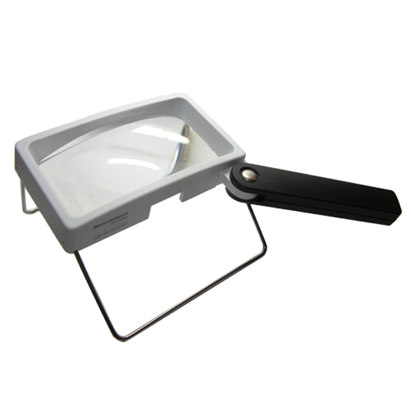 Eschenbach 2.8X Rectangular Magnifier with Stand - Click Image to Close