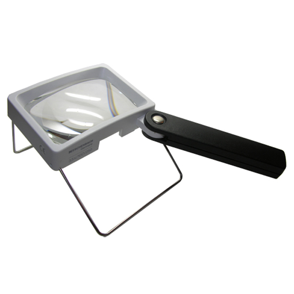 Eschenbach 3.5X Rectangular Magnifier with Stand - Click Image to Close