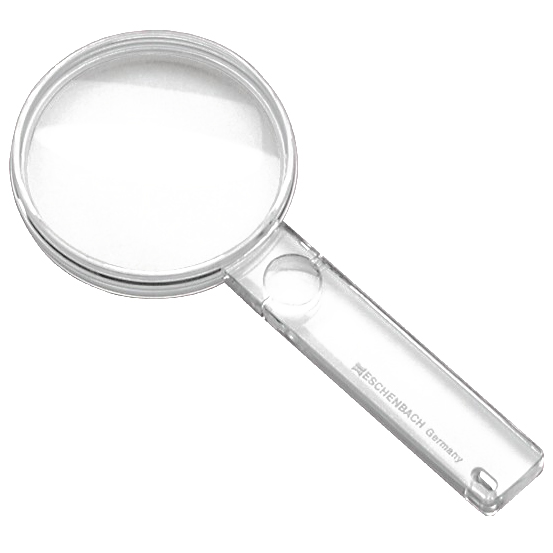 2.5X / 5D Eschenbach Economy Hand-Held Magnifier - 80 mm - Click Image to Close