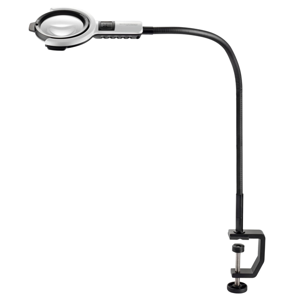 2.5X Eschenbach Vario LED Flex Lamp Magnifier - 22 inch Arm - Click Image to Close