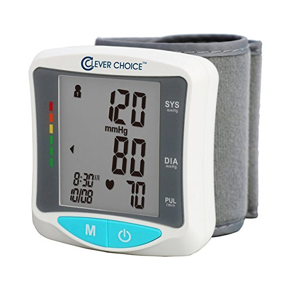 Talking Wrist Blood Pressure Monitor With Memory - Click Image to Close