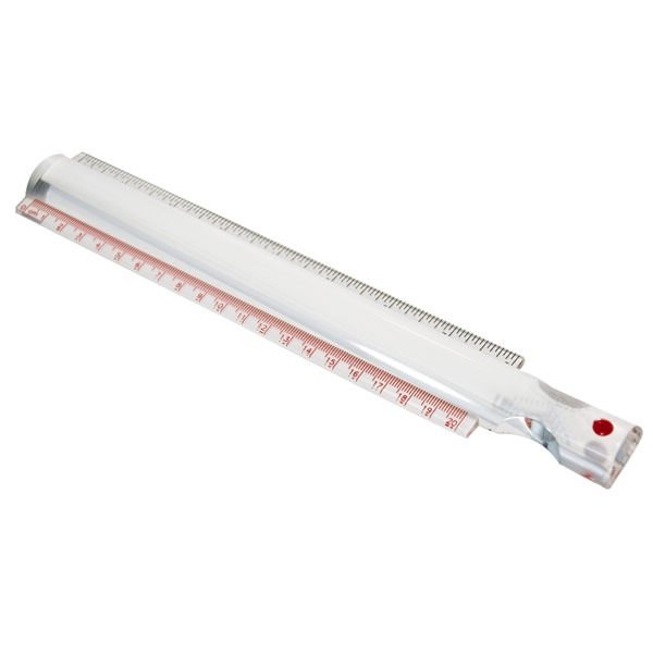 2X Bar Magnifier 8 Inch with Ruler - Click Image to Close