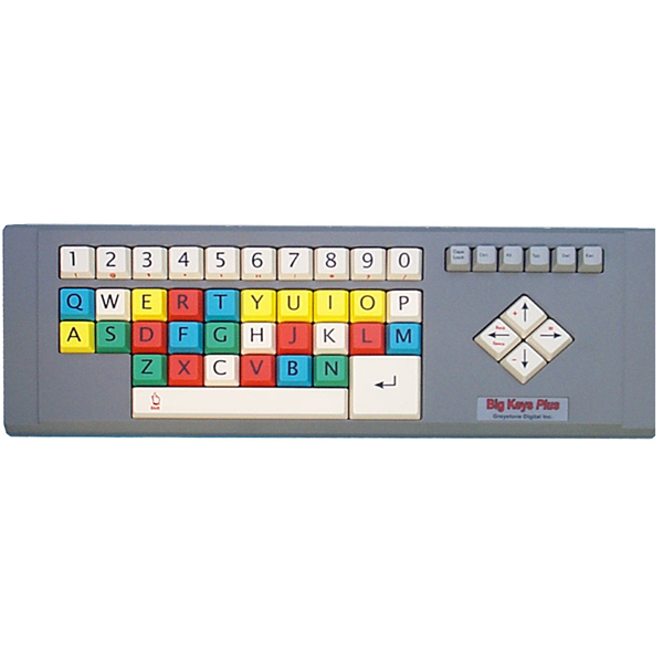 Big Keys Plus - Color/QWERTY Keyboard - Click Image to Close