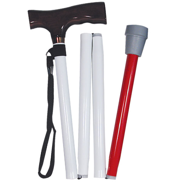 VIP Adjustable Folding Support Cane - Click Image to Close