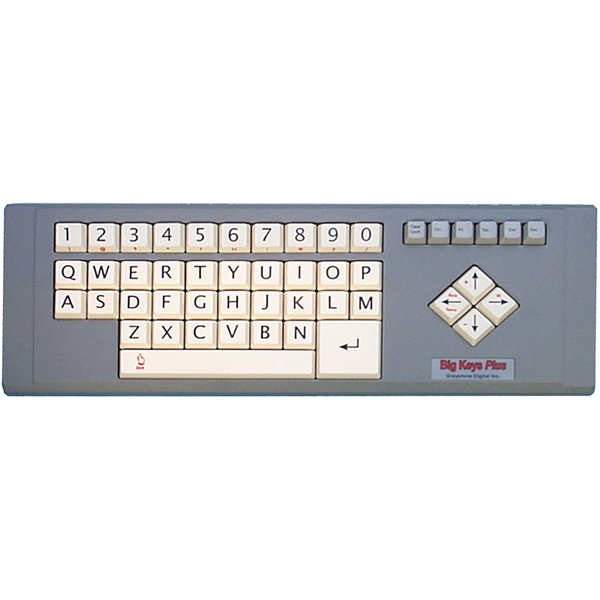 Big Keys Plus - White/QWERTY Keyboard - Click Image to Close