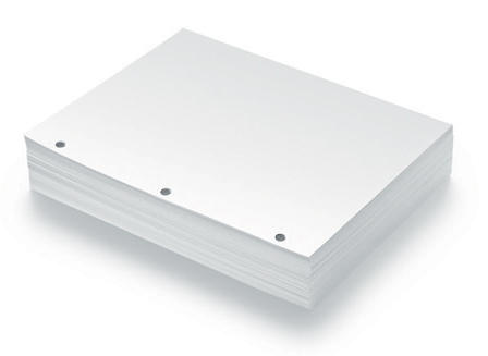 Braille Paper, 500 sheets (with 3 holes) - Click Image to Close