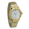 Men's Gold Tone Braille Watch